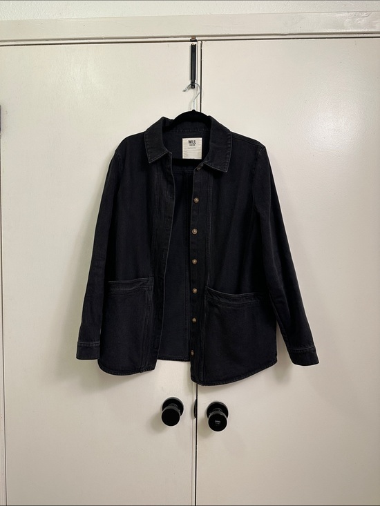Sezane Jackets & Blazers - Black Sezane Jean Jacket